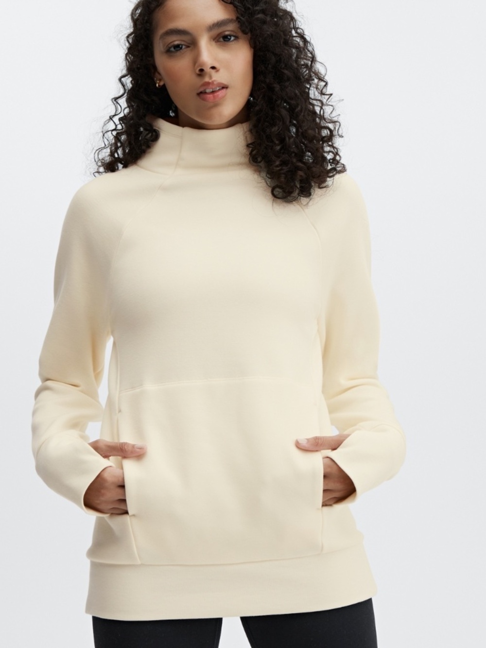 NEW Fabletics Zaylee Funnel Neck Sweater